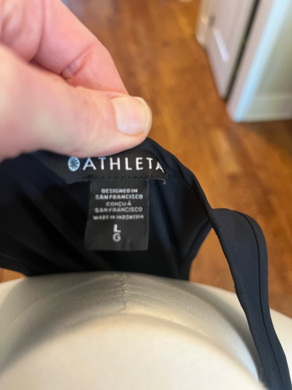 NWT- Athleta Black Presidio Traveler Maxi Dress- Size Large - Picture 8 of 10